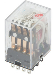 Реле промежуточное e.control.p346L с Led индикацией 3А, 4 группы контактов, катушка 230В АC