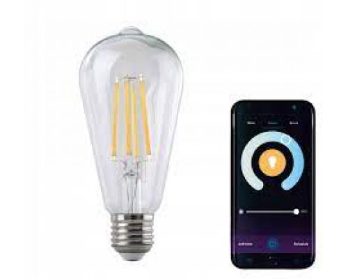 BEC LED EDISON FILAMENT WIFI TUYA SMART ST64 E27 806LM 7W 2700-6500K