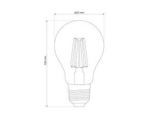 BEC LED FILAMENT WIFI A60 TUYA SMART E27 806LM 7W 2700-6500K