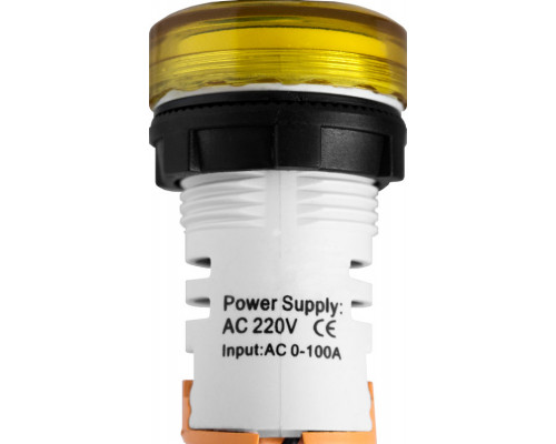 Арматура светосигнальная с индикацией силы тока e.ad22.am Ø22мм, 0-100 А