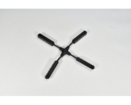 CONECTOR FLEXIBIL TRACK-TRACK 26MM MAGNETIC 48V NEGRU MONDO LUCE