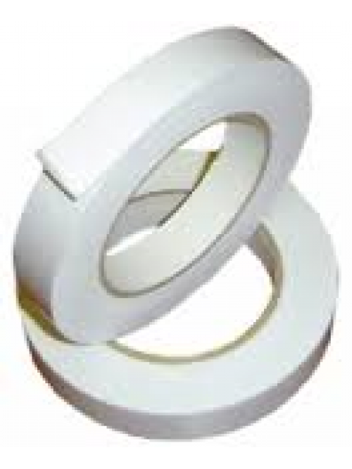 Bandă adezivă bilaterală. Dimensiuni: 19mm x 5m