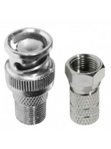 BNC42 + AD-0001 Mufa BNC + "F" conector