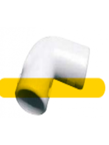 Partea cotului din PVC de 20 mm