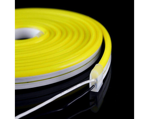 Светодиодный неон PROLUM™ 6x12, IP68, 12V, Series "FX", Желтый, PRO