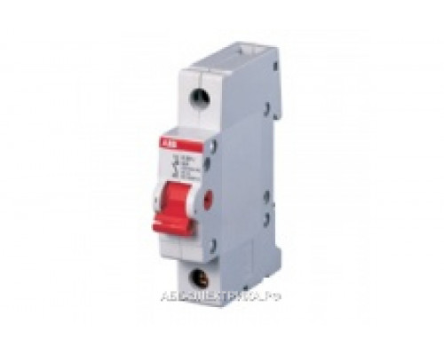 ABB SD201 Рубильник 1P 40A рычаг крас.