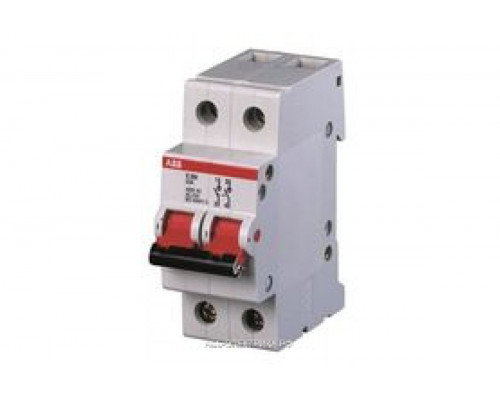 ABB SD202 Рубильник 2P 32A рычаг крас.