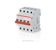 ABB SD204 Рубильник 4P 16A рычаг крас.