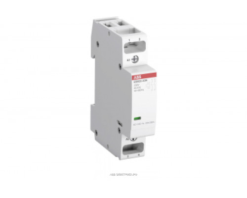 ABB Контактор ESB20-20N-01 модульный (20А АС-1, 2НО), катушка 24В AC/DC