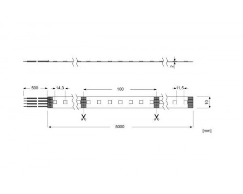 LED Star Strip 500 RGB, LED STRIP 500 S RGB/24V 50M