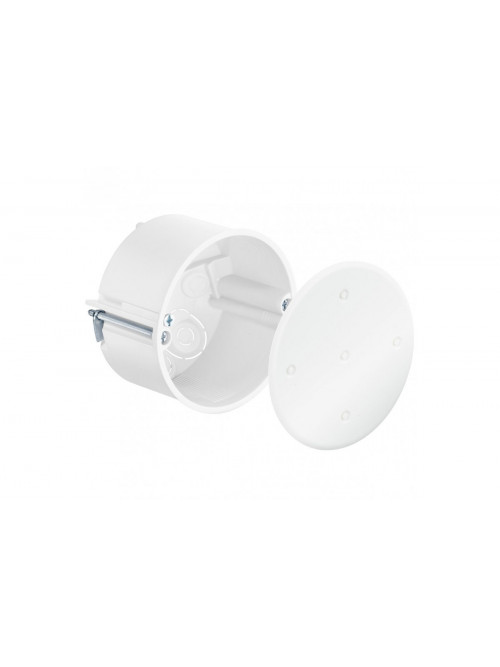 Junction box with universal VDE cover, Depth 50 mm, halogen-free