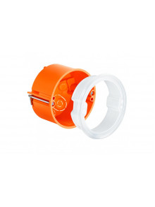 One-gang box CEE with sealing ring, Depth 50 mm