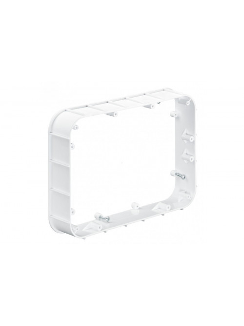 Extension pieces for extra-large flush-mounted junction boxes