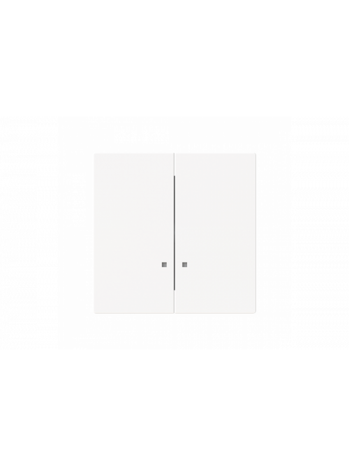 Busch-Jaeger – 1785 K-44M Wippe für Schalter/Taster,  zweiteilige Wippe studioweiß matt - Busch-art linear®