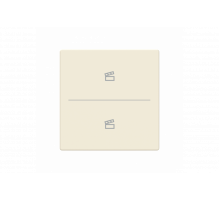 Busch-Jaeger – LFST/A.2.63.11-82 Cover plate with legend with Symbol "scene" ivory white - 63x63