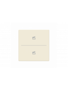 Busch-Jaeger – LFST/A.2.63.11-82 Cover plate with legend with Symbol "scene" ivory white - 63x63