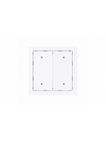 Rocker for Switch/push button Two-part rocker studio white - Busch-art linear