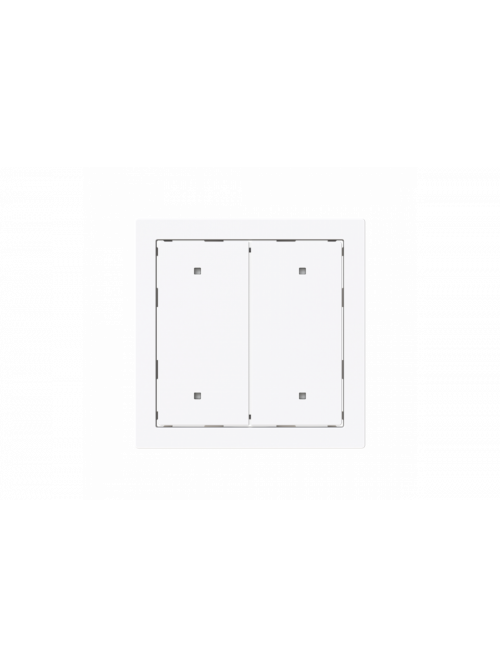 Rocker for Switch/push button Two-part rocker studio white - Busch-art linear