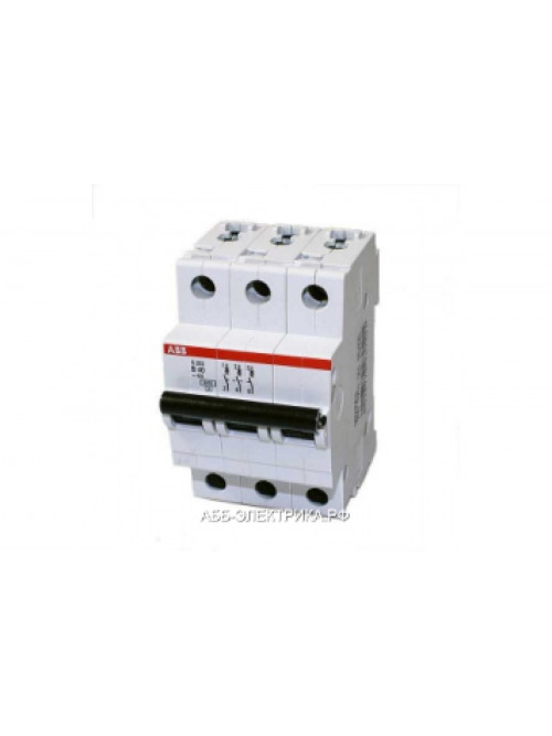 ABB S203 Автоматический выключатель 3P 100A (C) 6kA
