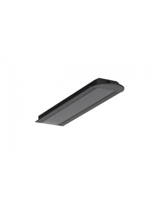 профиль LED GROOVE14 EE7F/TY 1000 чёрный анодированный в упаковке