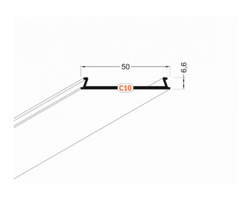 osłona C10 4050 biały mal. /op