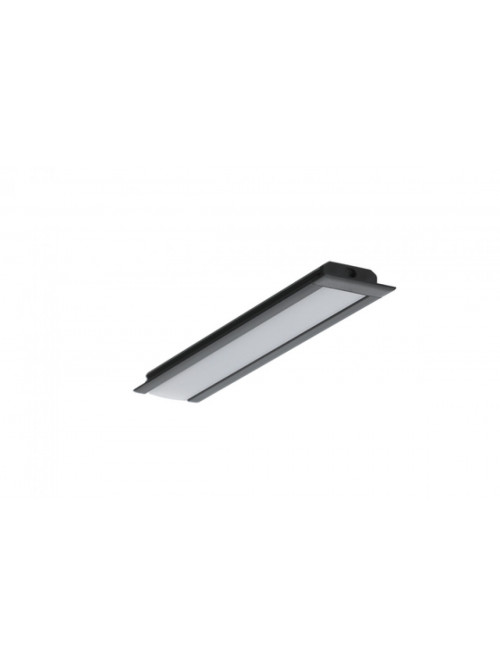 профиль LED GROOVE10.v2 A1C/U 2000 чёрный анодированный в упаковке
