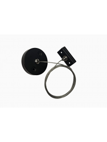 TR/EU-2106-BK, Тросик для подвеса 220V, черный.
