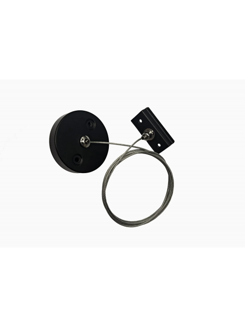 TR/EU-2106-BK, Тросик для подвеса 220V, черный.