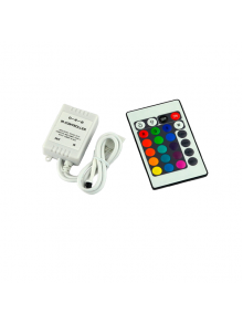Контроллер RGB PROLUM инфракрасный (IR, 24 кнопки 6A)