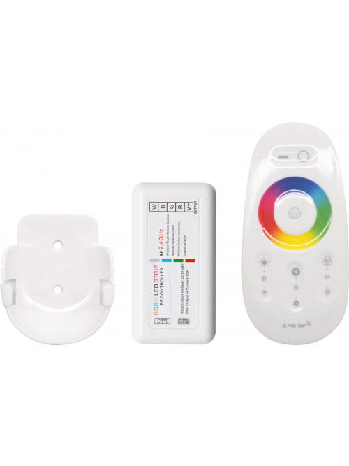 Контроллер RGB + W PROLUM (RF; 5K; сенсорный; 18A; Белый)