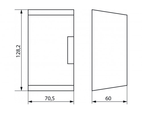 Wall mounting kit 52,5 mm