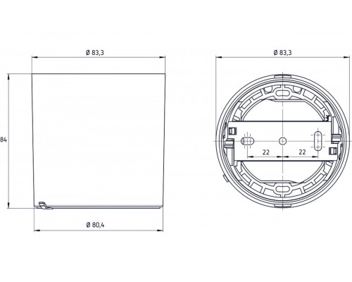Surface frame thePixa WH
