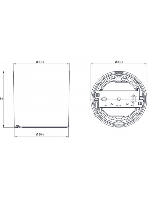 Surface frame thePixa WH
