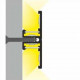 Profil LED aparent BACK 10, negru, lungime 2m