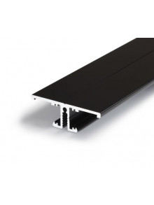 Profil LED aparent BACK 10, negru, lungime 2m
