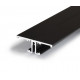 Profil LED aparent BACK 10, negru, lungime 2m