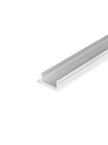 Profil LED aparent BEGTON 12, RAW, aluminiu neanodizat, lungime 2m