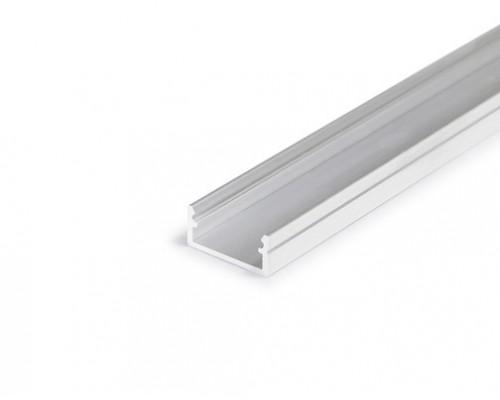 Profil LED aparent BEGTON 12, RAW, aluminiu neanodizat, lungime 2m