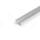 Profil LED aparent BEGTON 12, RAW, aluminiu neanodizat, lungime 2m