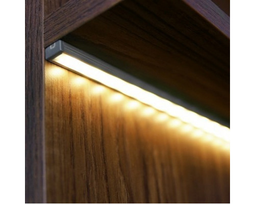 Profil LED aparent SLIM 8, negru, lungime 2m