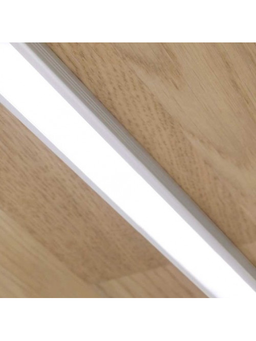 Profil LED aparent SURFACE 10, aluminiu neanodizat, lungime 2m
