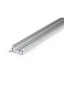 Profil LED aparent SURFACE 10, aluminiu neanodizat, lungime 2m