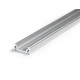 Profil LED aparent SURFACE 10, aluminiu neanodizat, lungime 2m