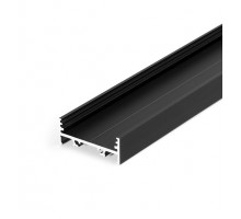 Profil LED aparent VARIO 30-01, negru, lungime 2m