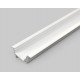 Profil LED încastrat DIAGONAL 14, alb, lungime 2m