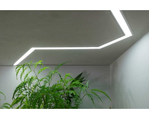 Profil LED încastrat LINEA IN 20, aluminiu neanodizat, lungime 2m