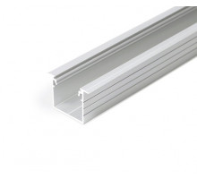 Profil LED încastrat LINEA IN 20, aluminiu neanodizat, lungime 2m