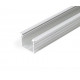 Profil LED încastrat LINEA IN 20, aluminiu neanodizat, lungime 2m