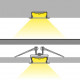 Profil LED încastrat VARIO 30-06, alb, lungime 2m