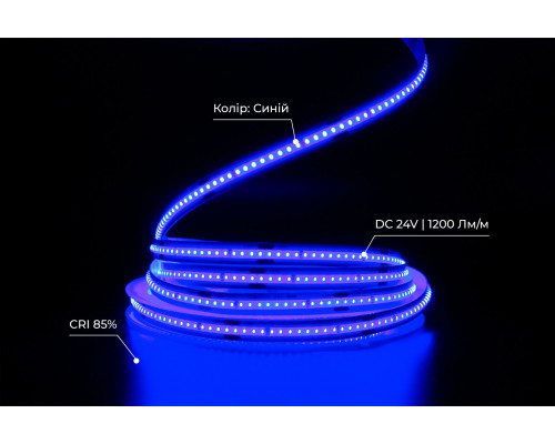 Banda LED PROLUM™ 24V; BUFNIŢĂ; 320; LED; IP20; Seria „PRO”, Albastru